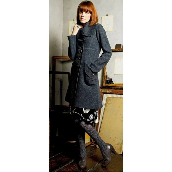 Anthropologie Jackets & Blazers - Anthropologie Casch Copenhagen  Button Front Carbonella Sweater Coat Size 40/ 10